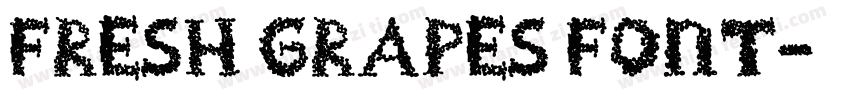 Fresh Grapes Font字体转换